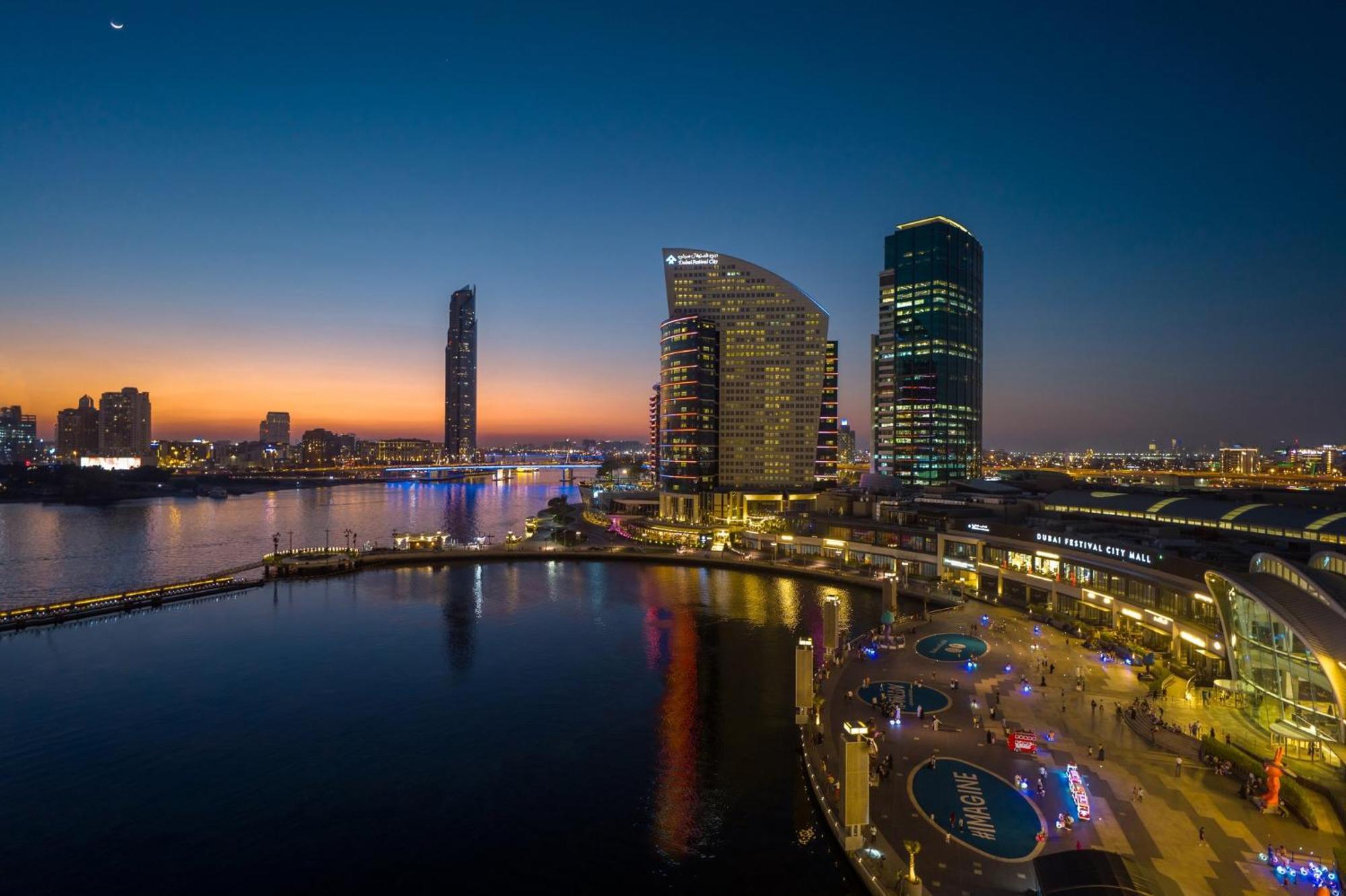 Intercontinental Dubai Festival City By Ihg Εξωτερικό φωτογραφία Marina skyline